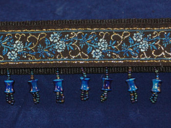 Blue Beaded Collars