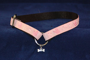 Pink Butterflies 1/2" Collar